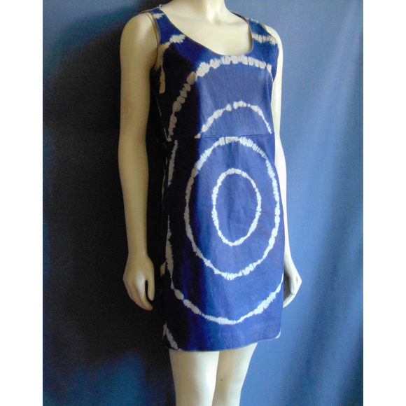 Tory Burch Dresses & Skirts - Tory Burch Justine Tie Dye Leather Dress 10